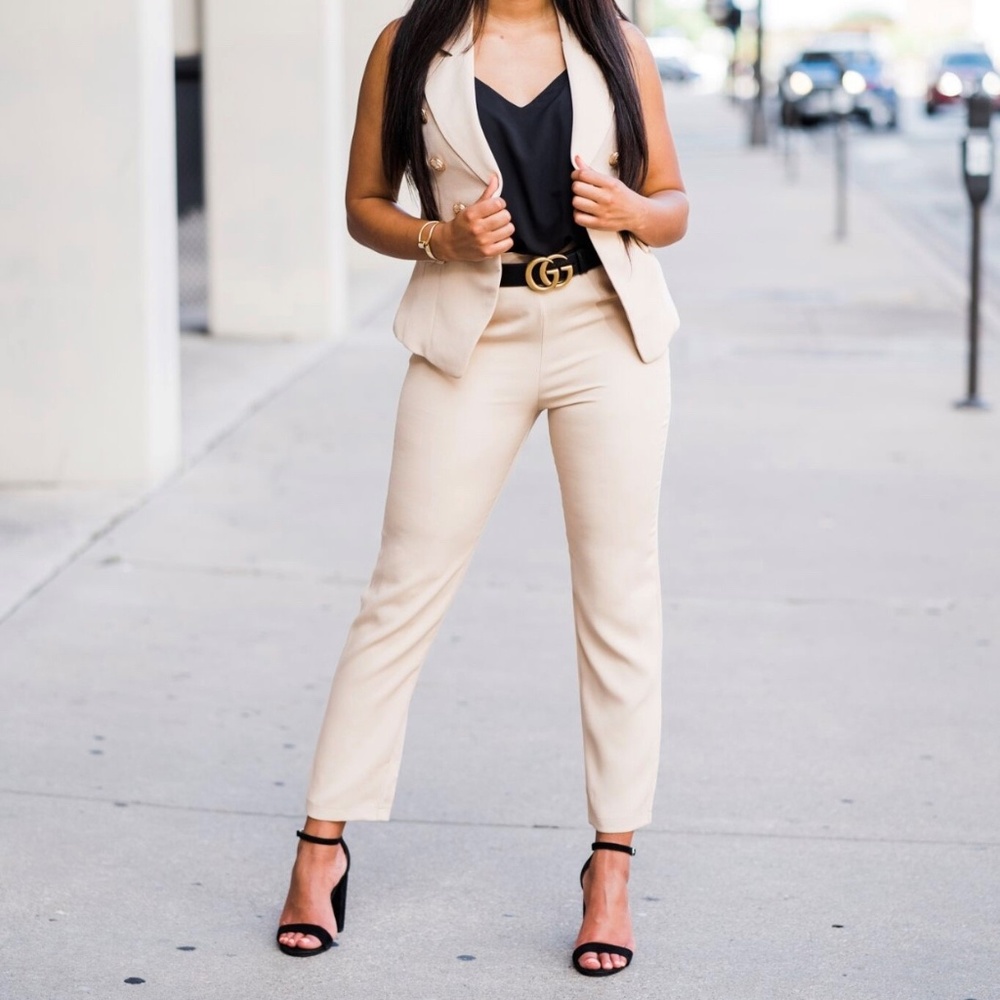 Blithe Khaki Suit Set